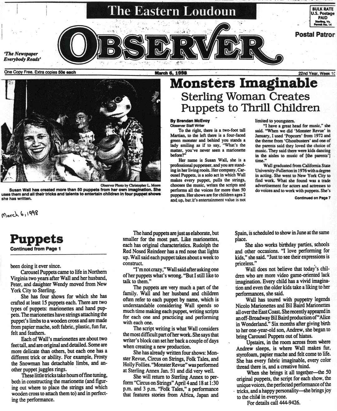 Eastern Loudoun Observer March 6, 1998